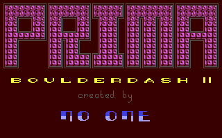 Prima Boulderdash II — sstitle (WOR)