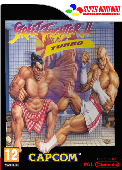 Street Fighter 2 Turbo - Hyper Fighting — box-2D (FR)
