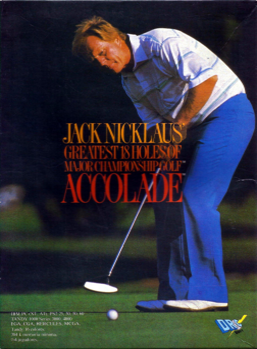 Jack Nicklaus' Greatest 18 Holes Of Major Championship Golf — box-2D (SP)