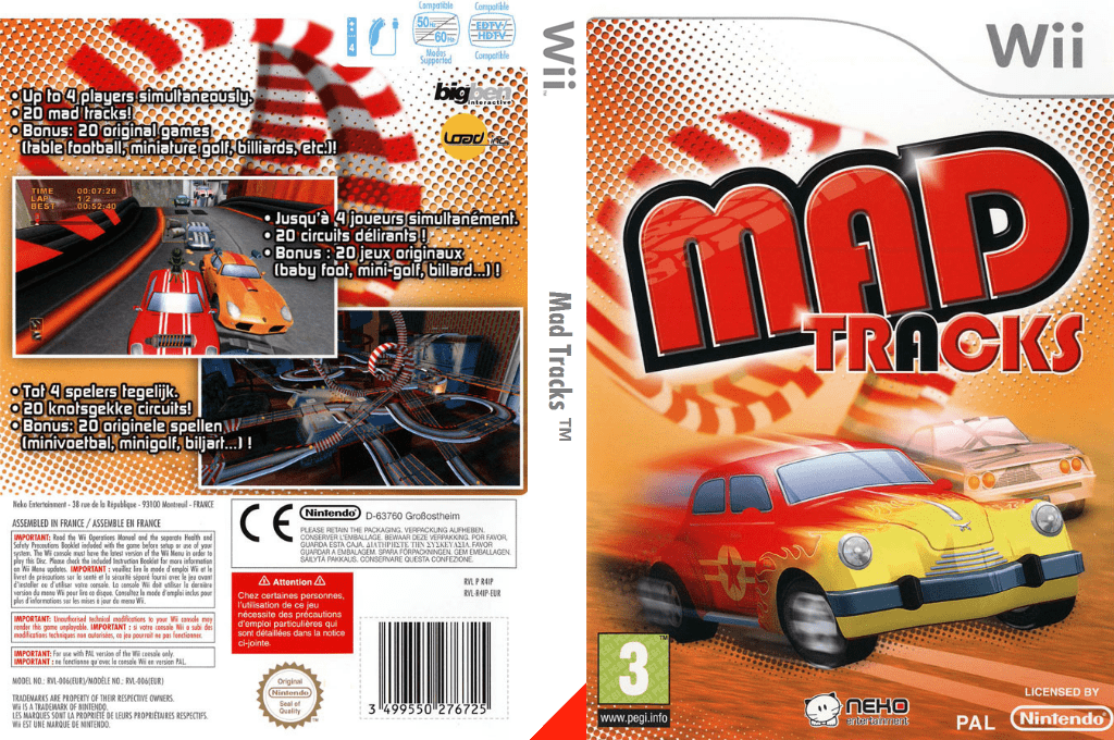 Mad Tracks — box-texture (EU)