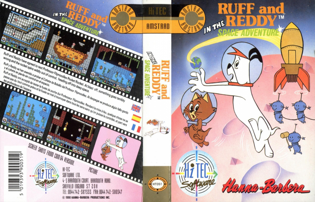 Ruff And Reddy In The Space Adventure — box-texture (EU)