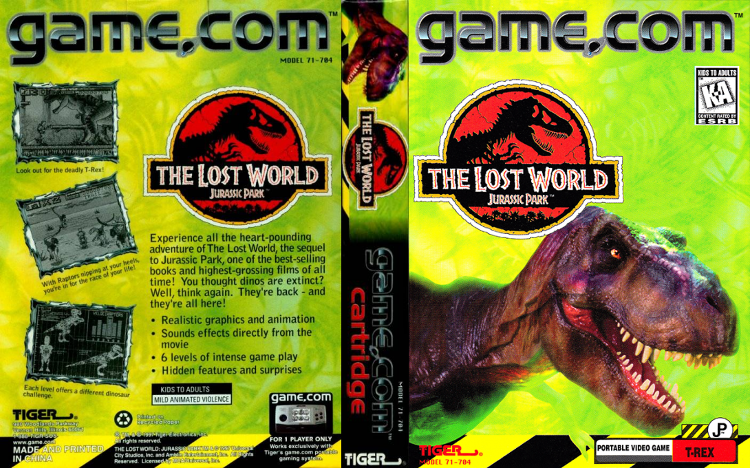 Jurassic Park - The Lost World — box-texture (US)
