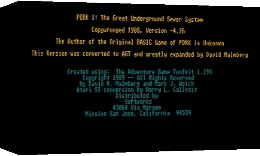 Pork 1 - The Great Underground Sewer System — box-3D (WOR)
