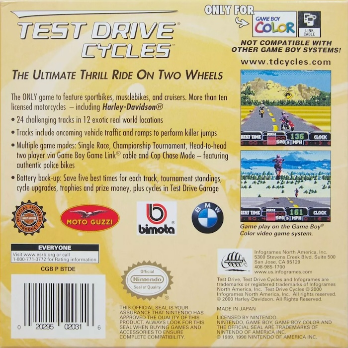 Test Drive Cycles — box-2D-back (US)