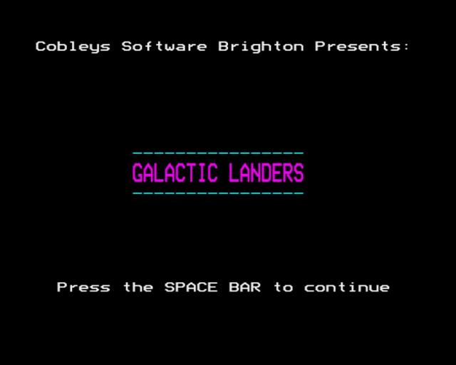 Galactic Landers — sstitle (WOR)