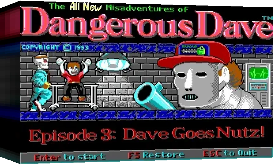 Dave Goes Nutz — box-3D (WOR)