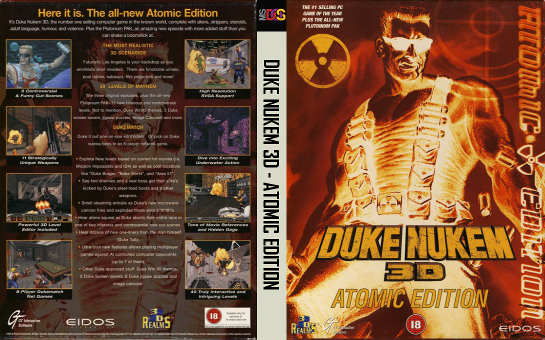 Duke Nukem 3d - Atomic Edition — box-texture (EU)