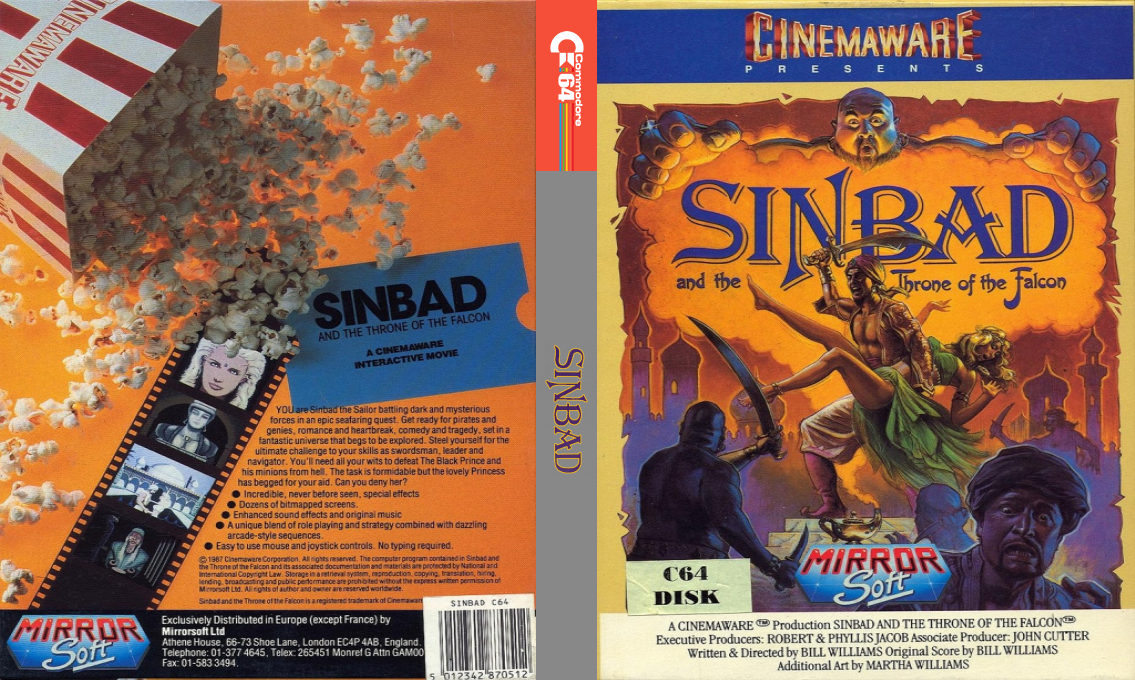 Sinbad And The Throne Of The Falcon — box-texture (EU)