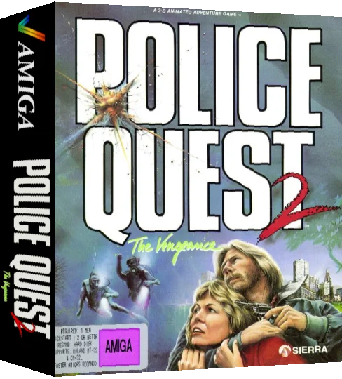 Police Quest 2 - The Vengeance — box-3D (WOR)