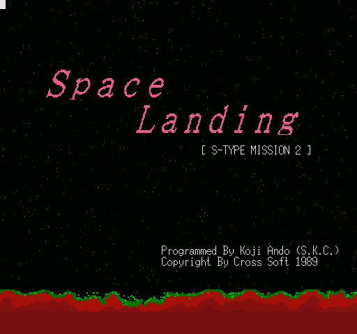 Space Landing S-type Mission 2 — sstitle (WOR)