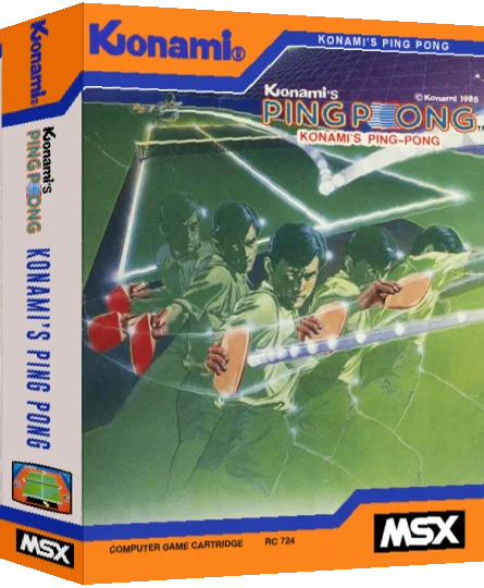 Konami's Ping-Pong — box-3D (EU)