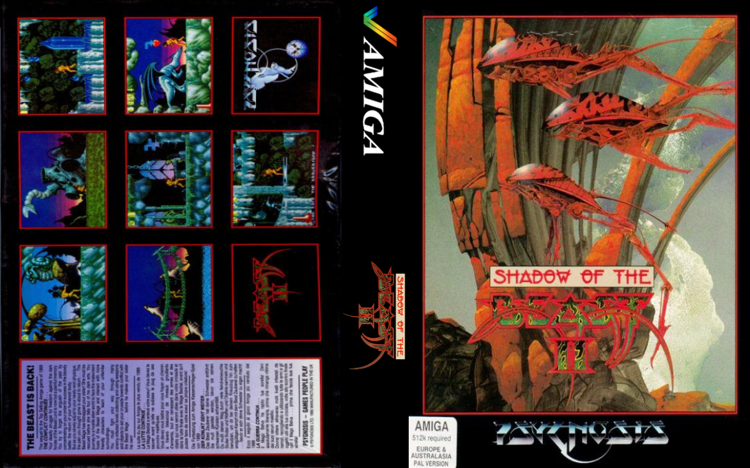 Shadow of the Beast II — box-texture (WOR)