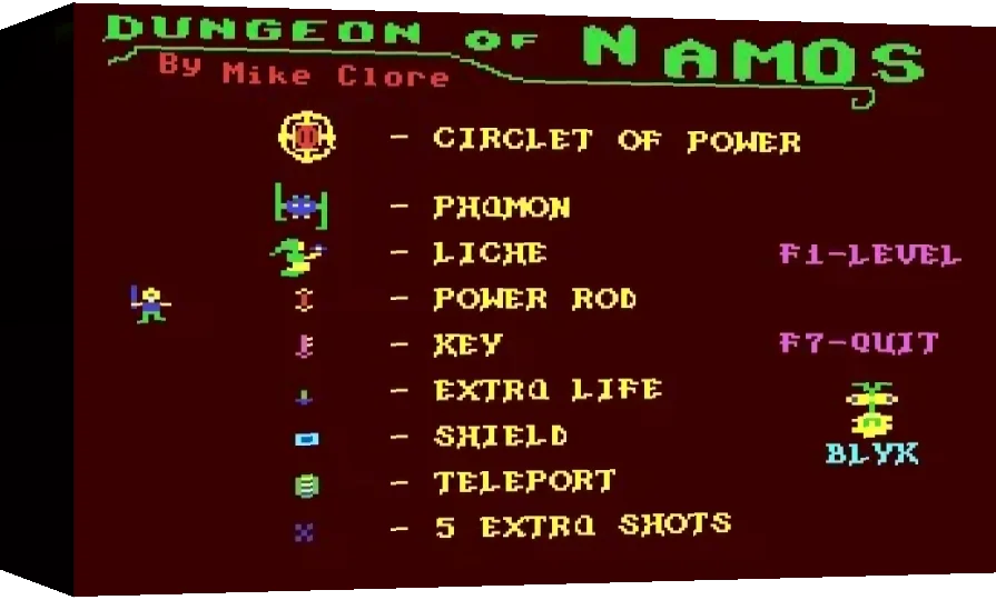 Dungeon of Namos — box-3D (WOR)