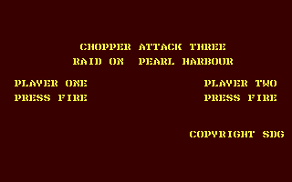 Chopper Attack 3 - Raid On Pearl Harbour — sstitle (EU)