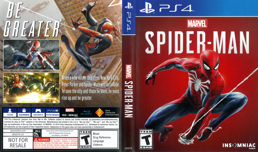 Marvel Spider-Man — box-texture (US)