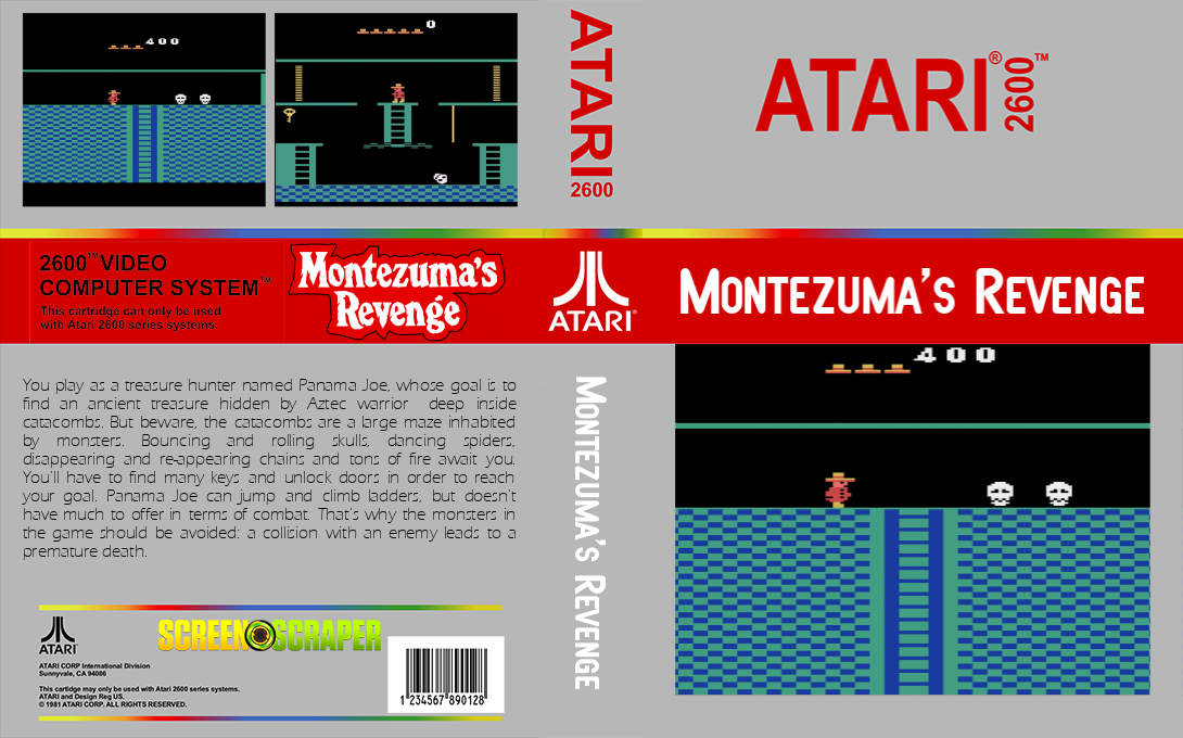 Montezuma's Revenge — box-texture (SS)