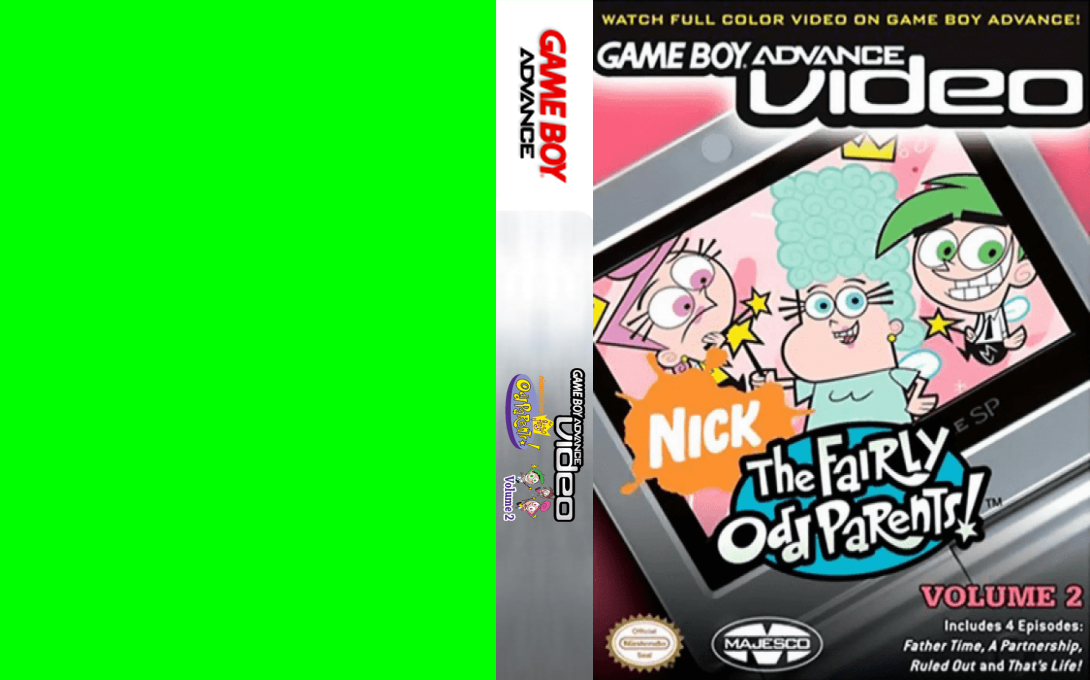 Game Boy Advance Video - The Fairly Oddparents! - Volume 2 — box-texture (CUS)