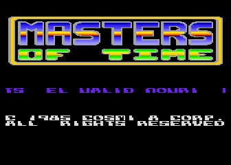Masters Of Time — sstitle (WOR)