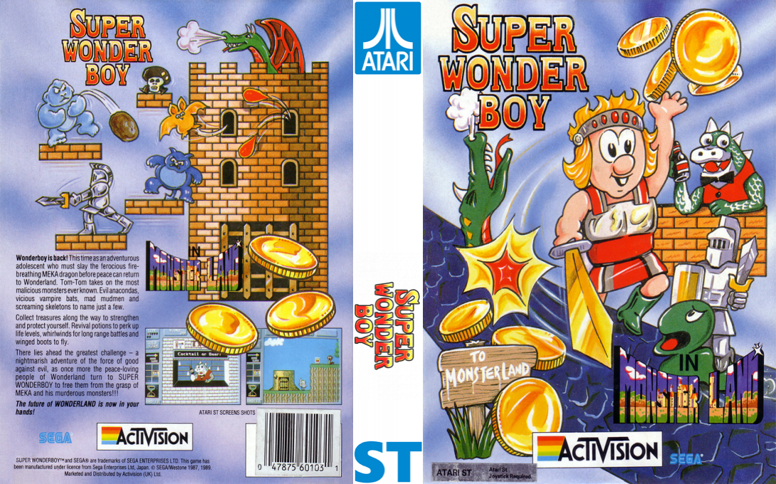 Super Wonder Boy in Monster Land — box-texture (EU)