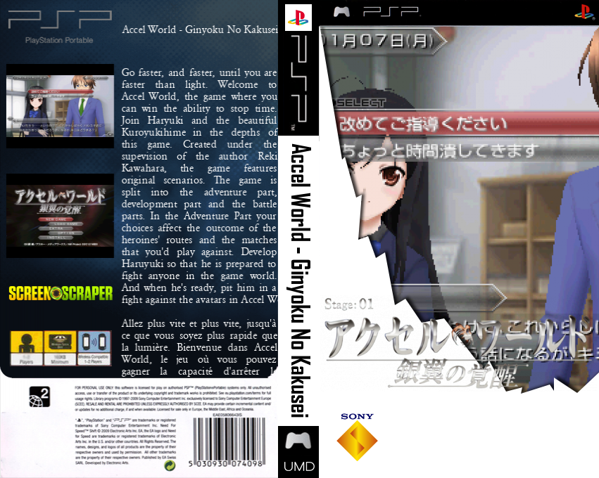 Accel World - Gin'yoku no Kakusei — box-texture (SS)
