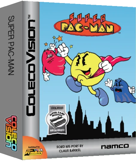 Super Pac-Man — box-3D (WOR)