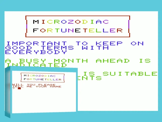 Microzodiac Fortuneteller — mixrbv2 (WOR)