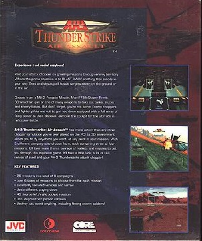 Firestorm - Thunderhawk 2 — box-2D-back (US)