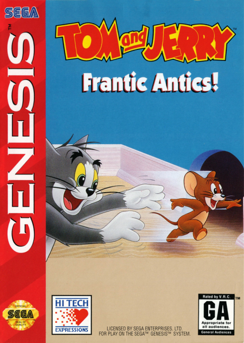 Tom And Jerry - Frantic Antics box art