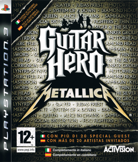 Guitar Hero - Metallica — box-2D (IT)