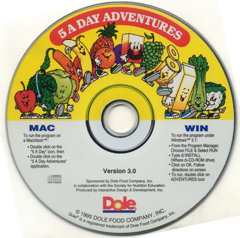 Dole: 5 A Day Adventures — support-2D (US)