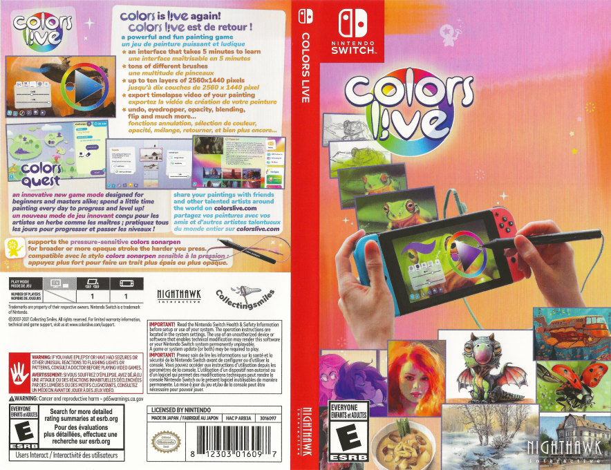 Colors Live — box-texture (US)