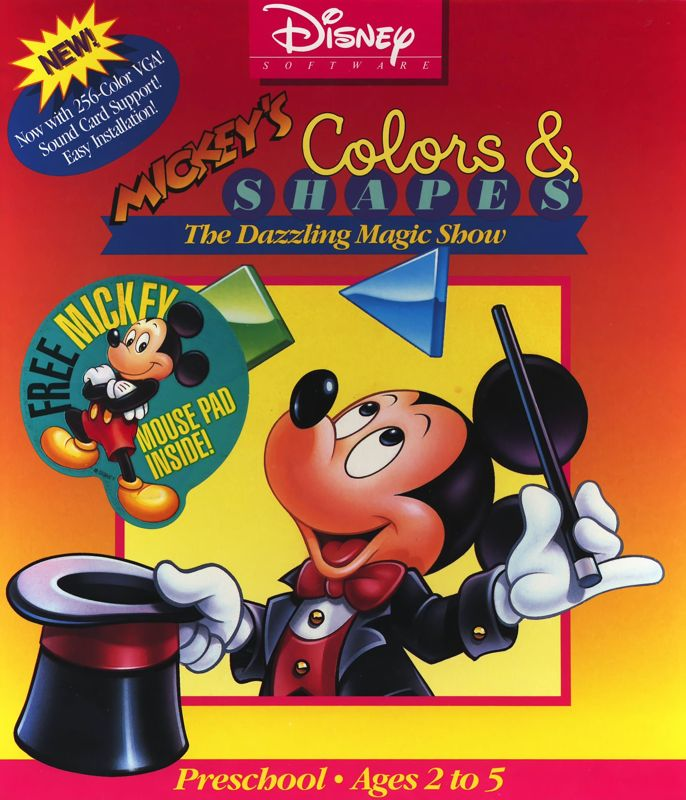 Mickey's Colors And Shapes box art