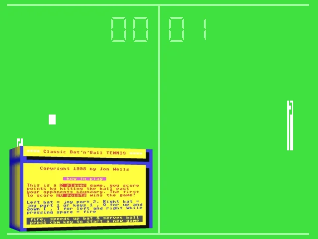 Classic Bat'n'ball Tennis — mixrbv2 (WOR)