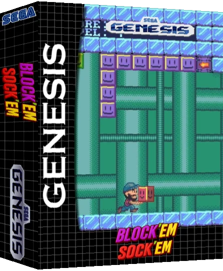 Block'em Sock'em — box-3D (SS)