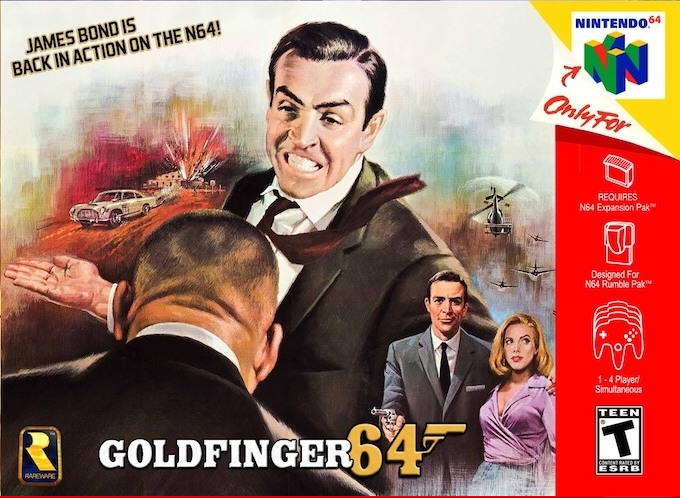 GoldFinger 64 box art