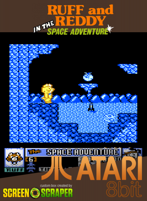 Ruff and Reddy in the Space Adventure — box-2D (SS)