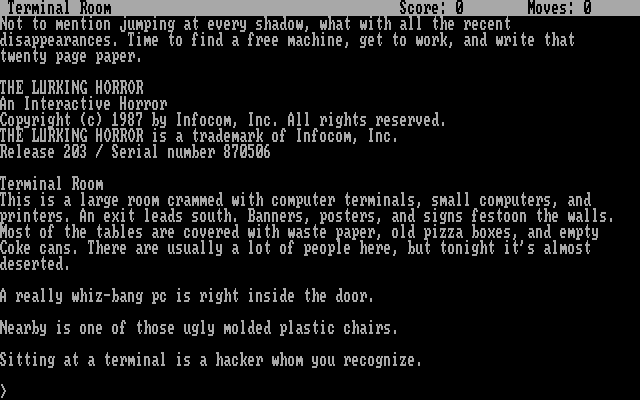 Lurking Horror, The — sstitle (US)