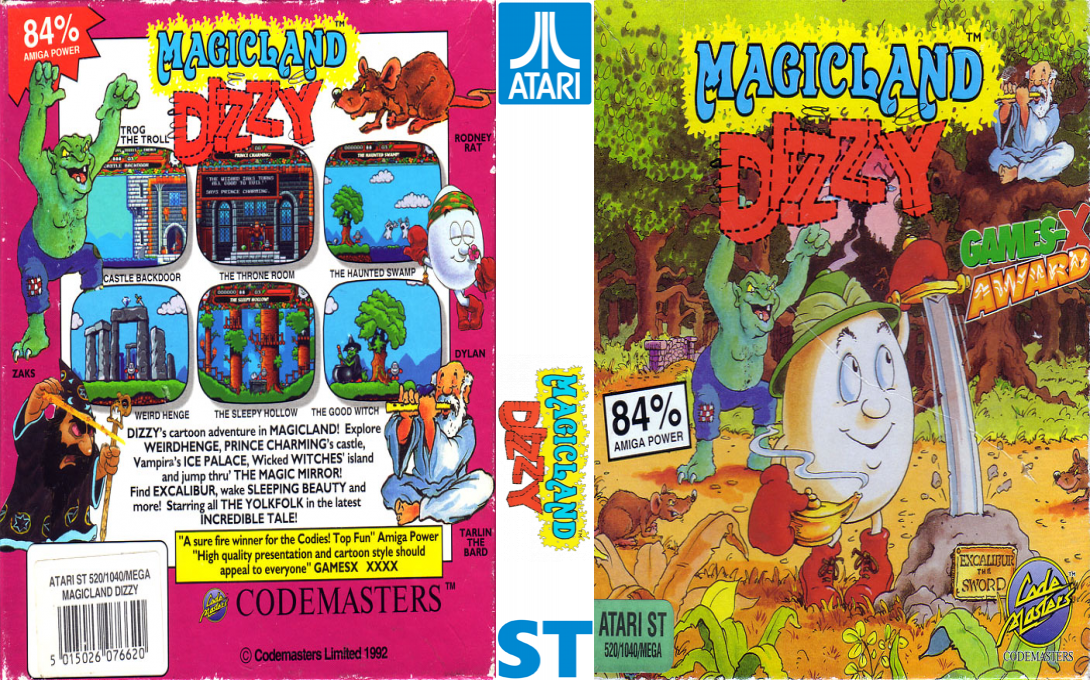 Dizzy 4 - Magicland Dizzy — box-texture (EU)