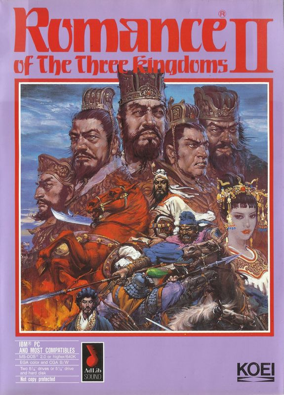 Romance Of The Three Kingdoms 2 box art