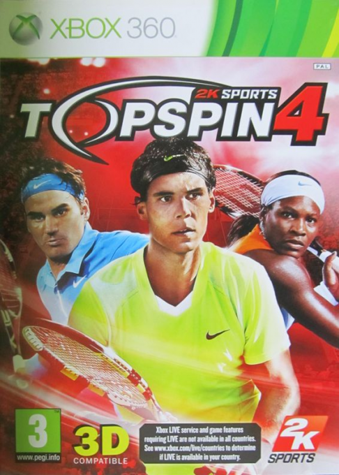 Top Spin 4 box art