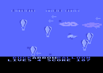 Duck, Arrow, Balloon — ss (WOR)