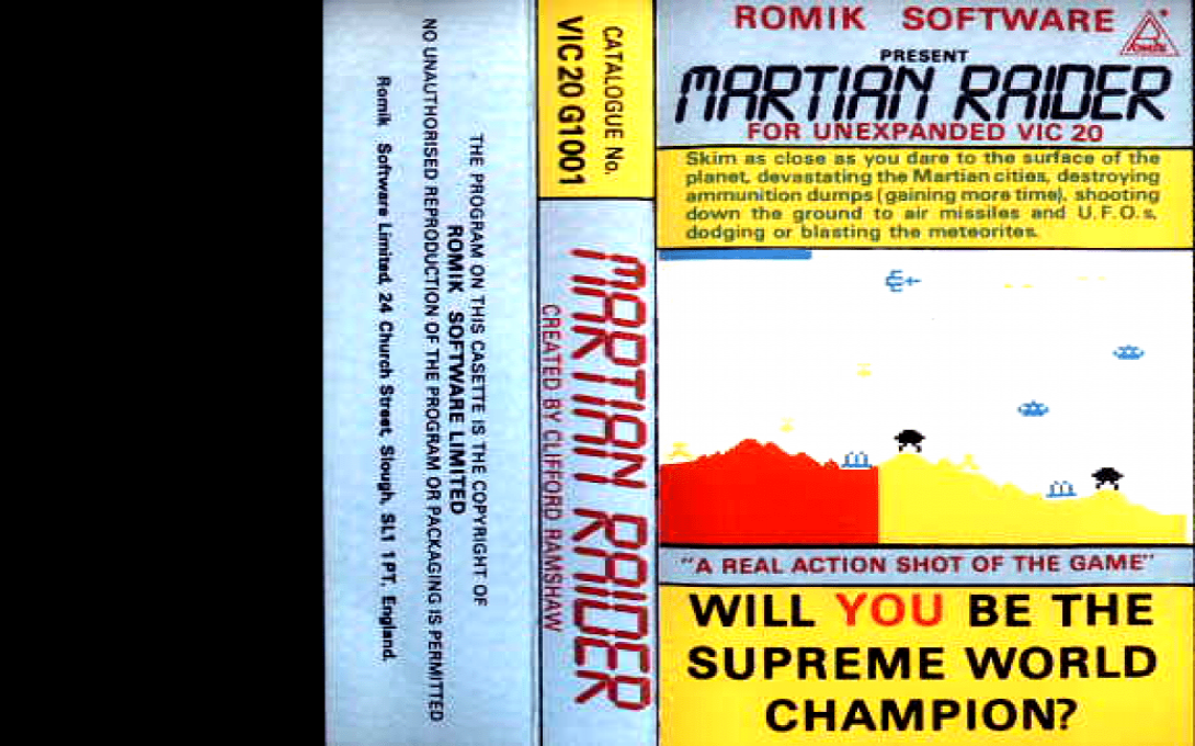 Martian Raider — box-texture (US)