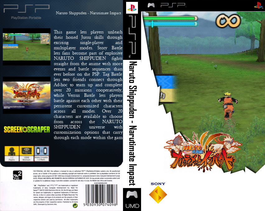 Naruto Shippuuden - Narutimate Impact — box-texture (SS)