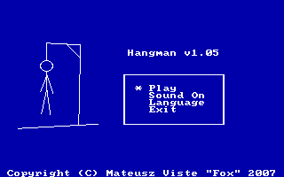 Hangman box art