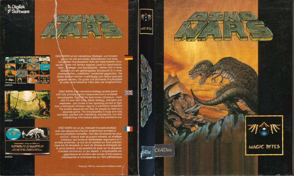 Dino Wars — box-texture (EU)
