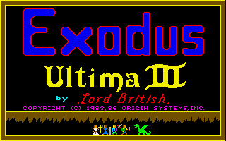 Ultima III - Exodus — sstitle (US)