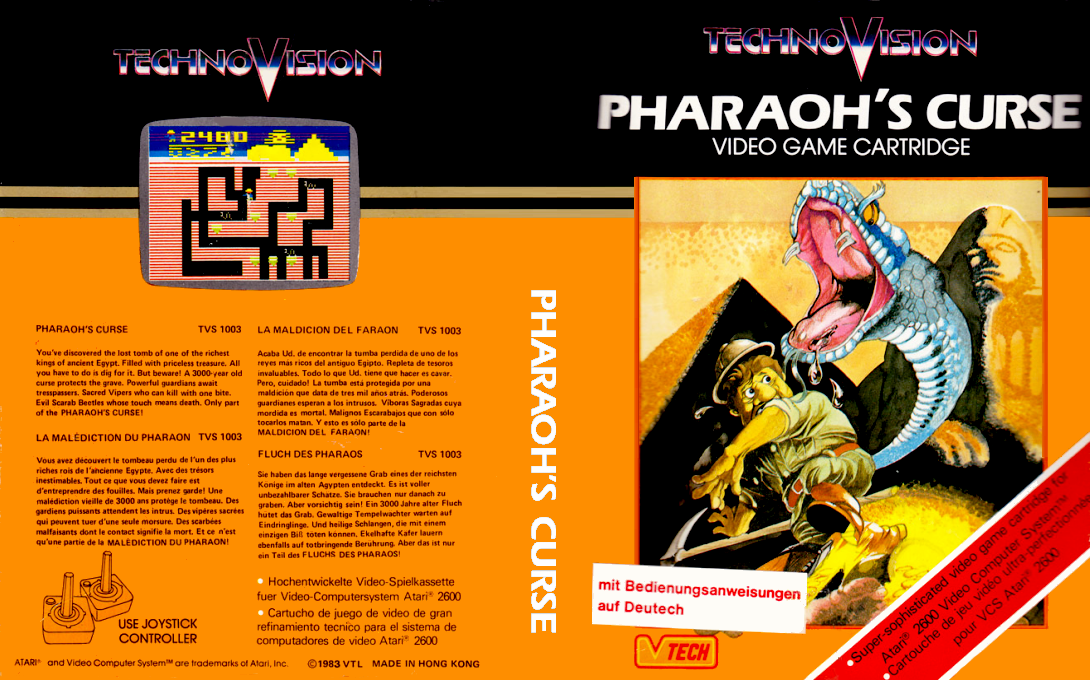 Pharaoh's Curse — box-texture (EU)