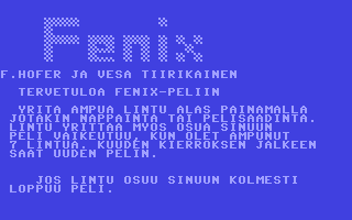 Fenix — sstitle (FI)
