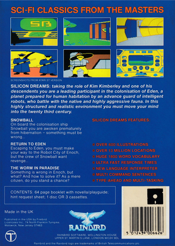 Silicon Dreams — box-2D-back (EU)