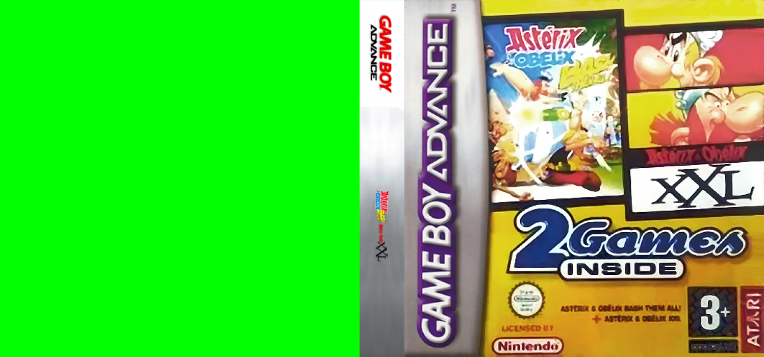 2 in 1 - Asterix & Obelix - Bash Them All! + Asterix & Obelix XXL — box-texture (EU)